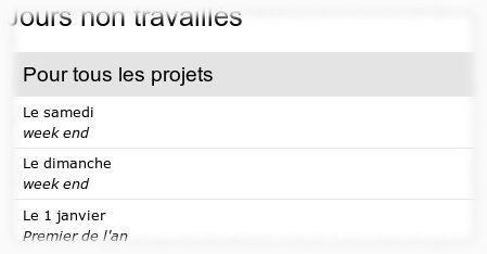 Les vacances des collaborateurs sont prises en compte dans le calcul automatique du planning